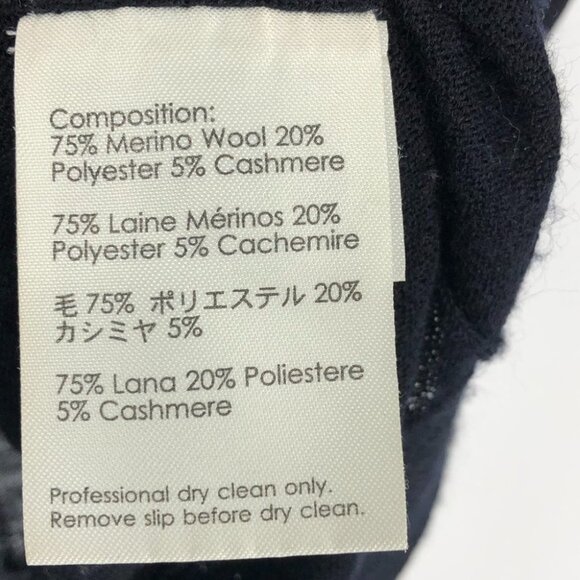 3.1 Phillip Lim Merino & Cashmere Blend Black Sleeveless Tunic size S *flaw* - Picture 6 of 15